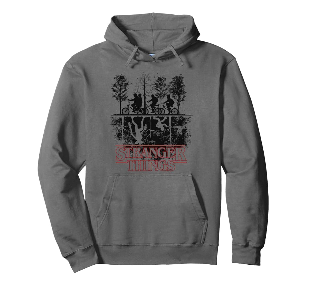 stranger things トレーナー Amazon.com: Stranger Things The Upside Down Logo Pullover